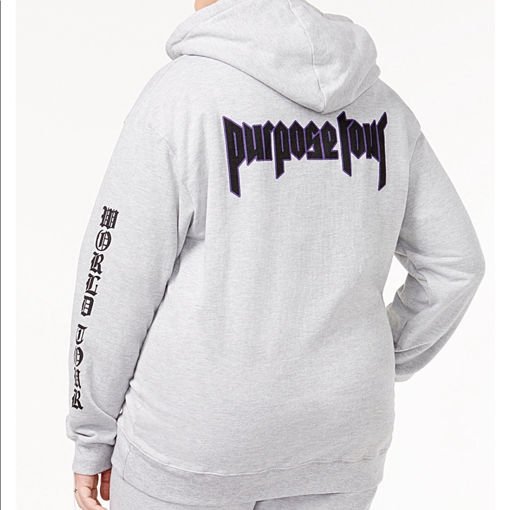 Justin Bieber Purpose Tour Plus Size Hoodie